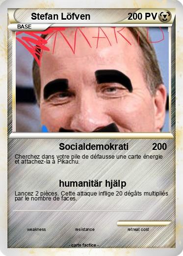 Pokemon Stefan Löfven