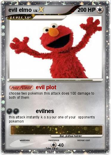 Pokemon evil elmo