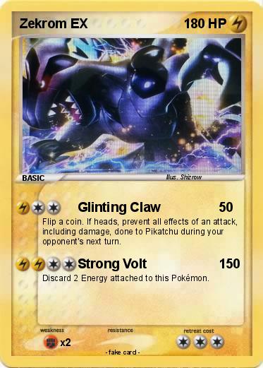 Pokemon Zekrom EX