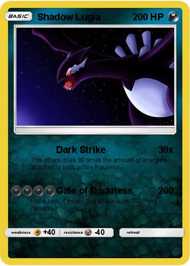 Pokemon Shadow Lugia