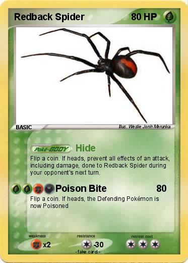 Pokemon Redback Spider