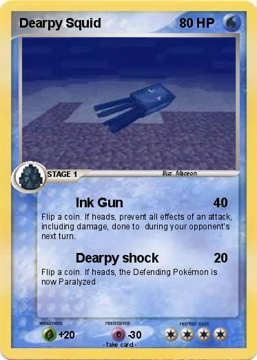 Pokemon Dearpy Squid