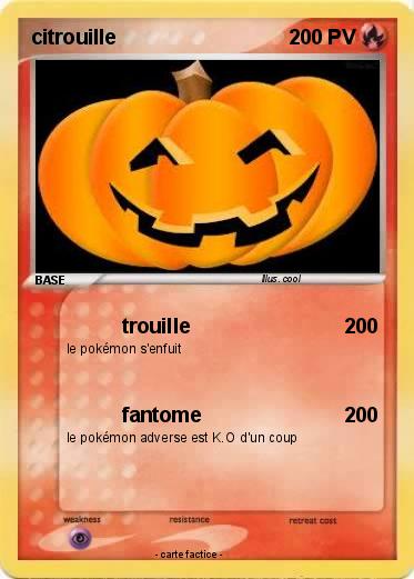 Pokemon citrouille