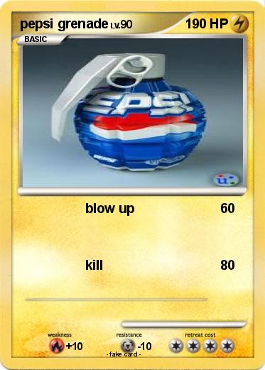 Pokemon pepsi grenade