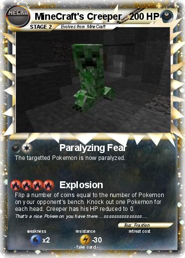 Pokemon MineCraft's Creeper