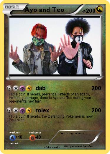 Pokemon Ayo and Teo