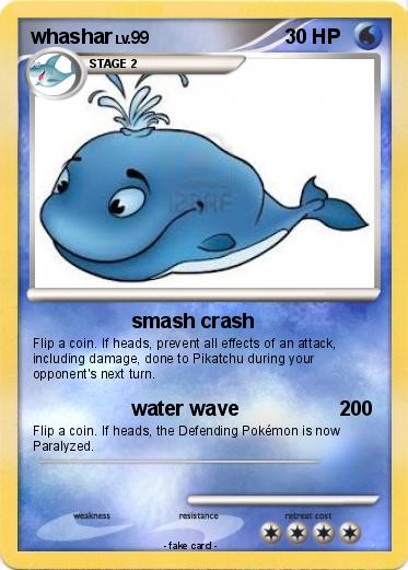 Pokemon whashar