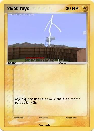 Pokemon 26/50 rayo