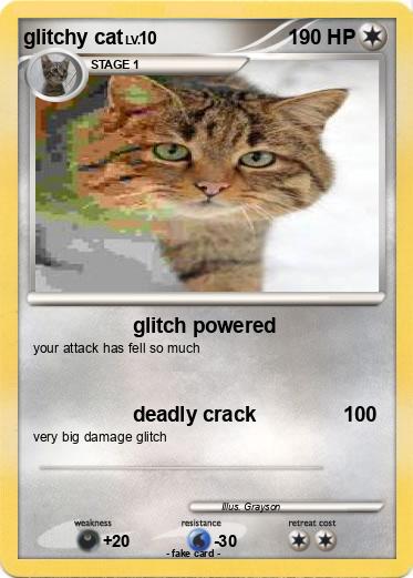 Pokemon glitchy cat