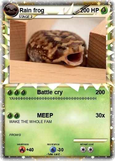 Pokemon Rain frog