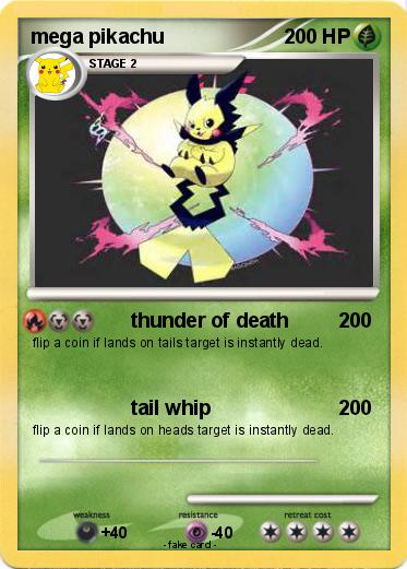 Pokemon mega pikachu