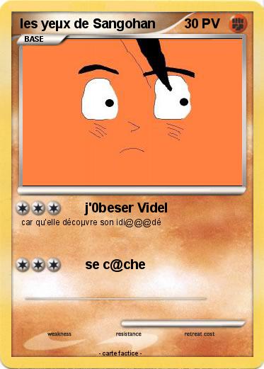 Pokemon les yeµx de Sangohan