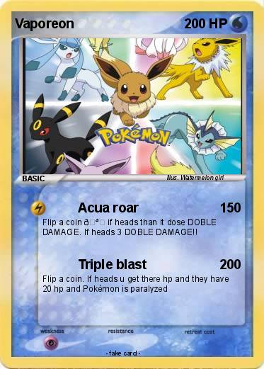 Pokemon Vaporeon