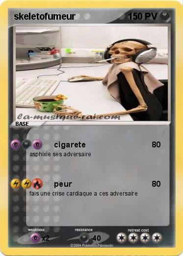 Pokemon skeletofumeur