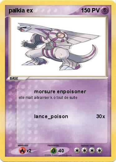 Pokemon palkia ex