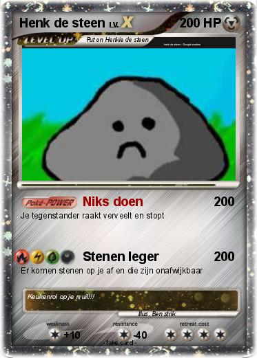 Pokemon Henk de steen