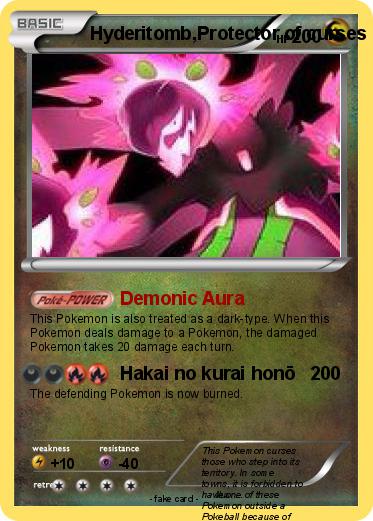 Pokemon Hyderitomb,Protector of curses