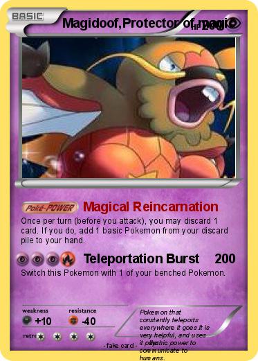 Pokemon Magidoof,Protector of magic