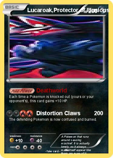 Pokemon Lucaroak,Protector of Illusions