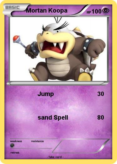 Pokemon Mortan Koopa
