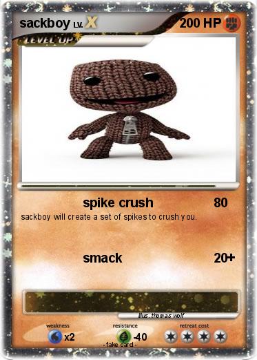 Pokemon sackboy