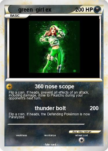 Pokemon green  girl ex