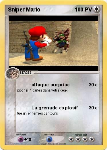 Pokemon Sniper Mario 