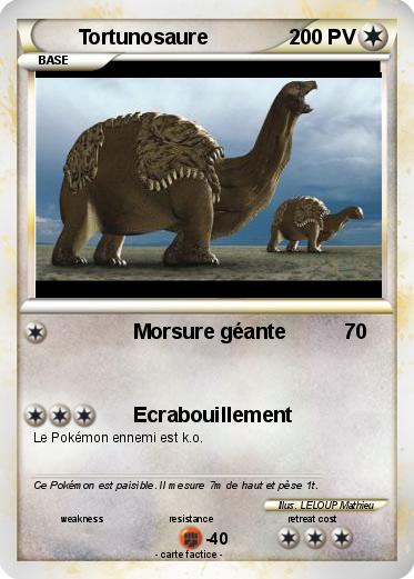 Pokemon Tortunosaure