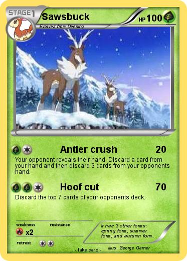 Pokemon Sawsbuck