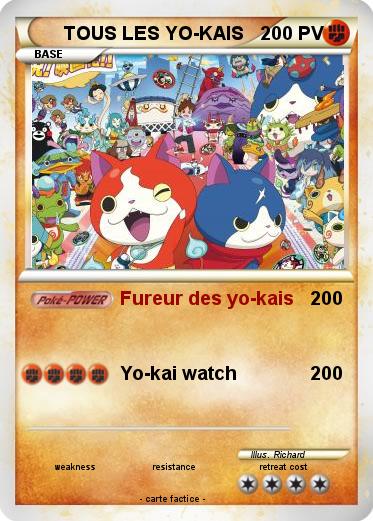 Pokemon TOUS LES YO-KAIS