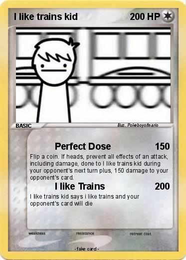 Pokemon I like trains kid