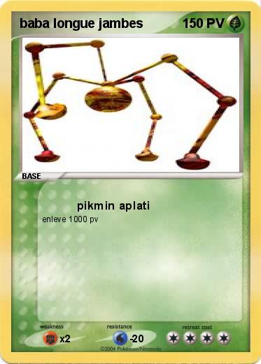 Pokemon baba longue jambes 