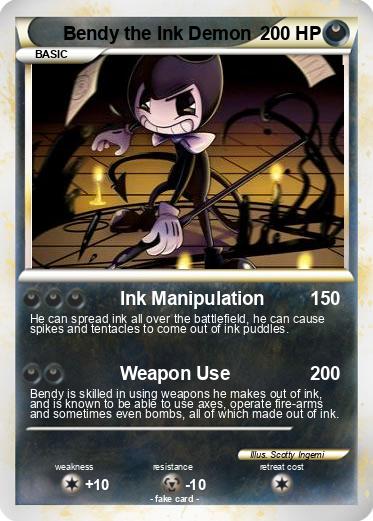Pokemon Bendy the Ink Demon