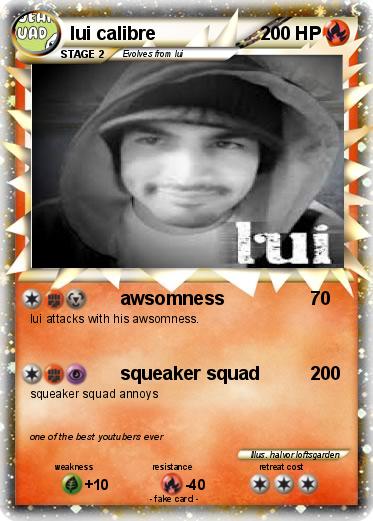 Pokemon lui calibre