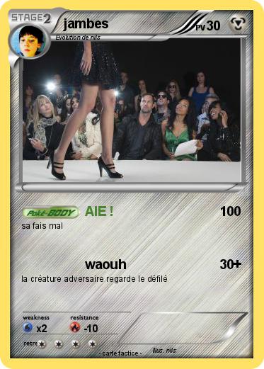Pokemon jambes