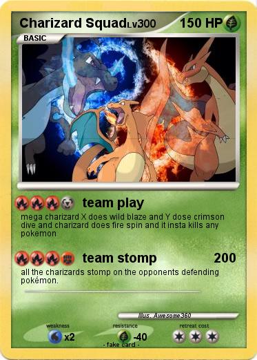 Pokemon Charizard Squad