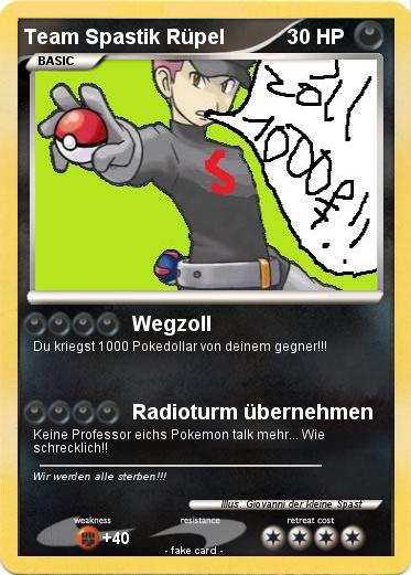 Pokemon Team Spastik Rüpel