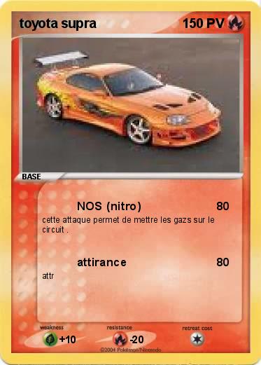 Pokemon toyota supra