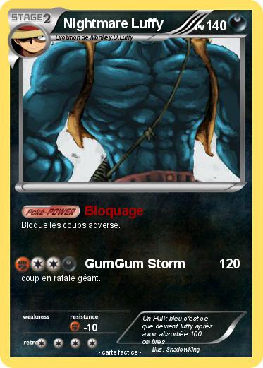 Pokemon Nightmare Luffy
