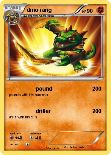 Pokemon dino rang