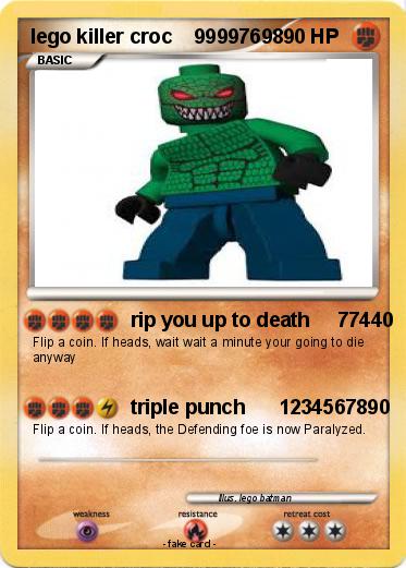 Pokemon lego killer croc    99997698