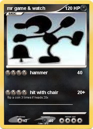 Pokemon mr game & watch