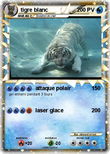 Pokemon tigre blanc