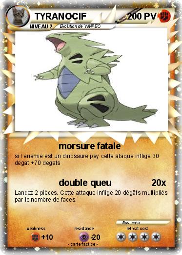 Pokemon TYRANOCIF