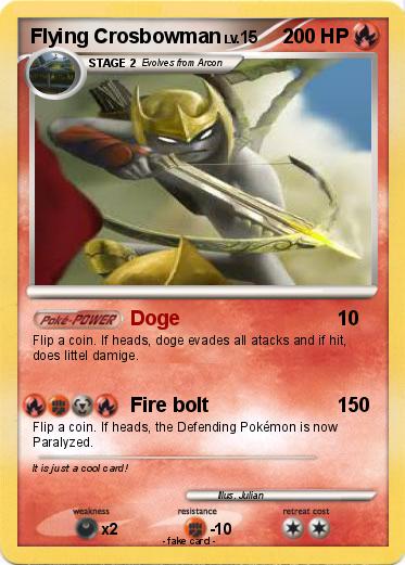 Pokemon Flying Crosbowman