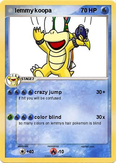 Pokemon     lemmy koopa