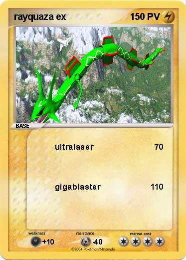 Pokemon rayquaza ex