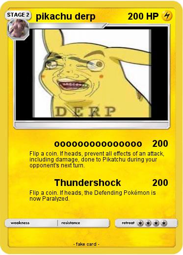 Pokemon pikachu derp
