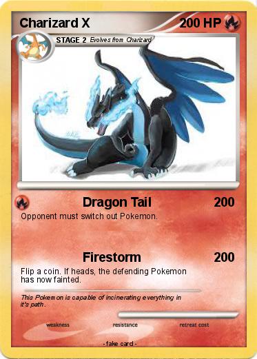 Pokemon Charizard X