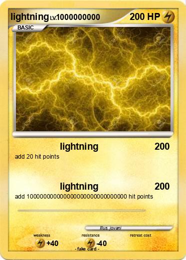 Pokemon lightning